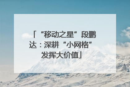 “移动之星”段鹏达：深耕“小网格” 发挥大价值