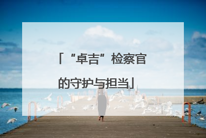 “卓吉”检察官的守护与担当
