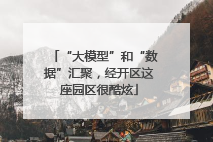“大模型”和“数据”汇聚，经开区这座园区很酷炫
