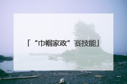 “巾帼家政”赛技能