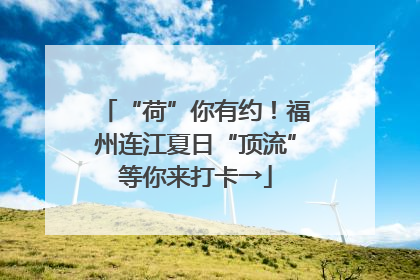 “荷”你有约！福州连江夏日“顶流”等你来打卡→