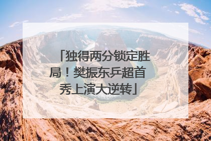 独得两分锁定胜局！樊振东乒超首秀上演大逆转