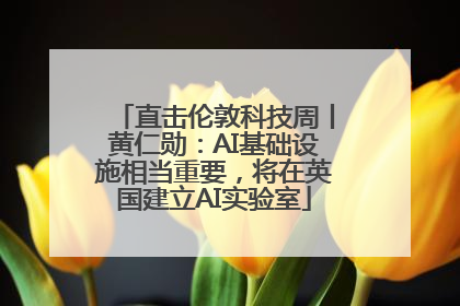 直击伦敦科技周丨黄仁勋：AI基础设施相当重要，将在英国建立AI实验室