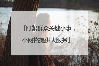 盯紧群众关键小事，小网格提供大服务