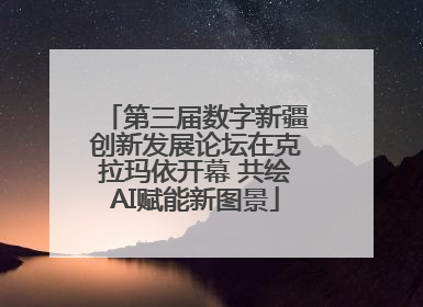第三届数字新疆创新发展论坛在克拉玛依开幕 共绘AI赋能新图景