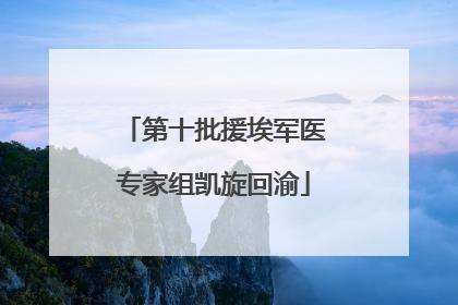第十批援埃军医专家组凯旋回渝