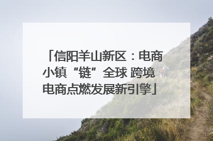 信阳羊山新区：电商小镇“链”全球 跨境电商点燃发展新引擎