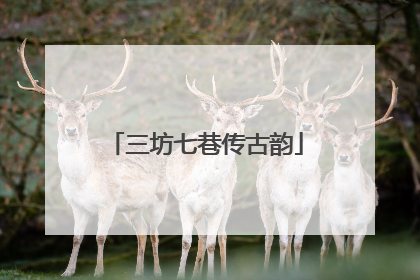 三坊七巷传古韵