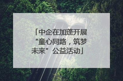 中企在加蓬开展“童心同路，筑梦未来”公益活动