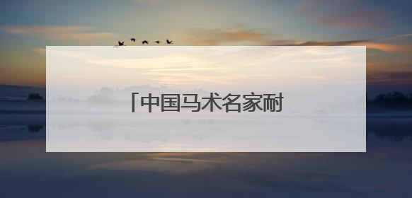 中国马术名家耐力邀请赛举行