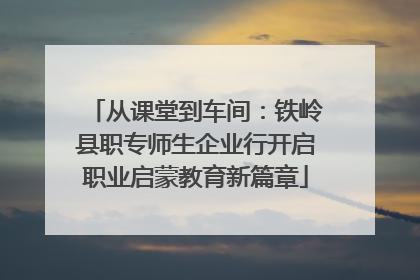 从课堂到车间：铁岭县职专师生企业行开启职业启蒙教育新篇章