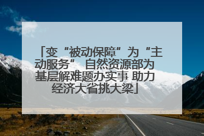 变“被动保障”为“主动服务” 自然资源部为基层解难题办实事 助力经济大省挑大梁