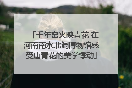 千年窑火映青花 在河南南水北调博物馆感受唐青花的美学悸动