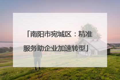 南阳市宛城区：精准服务助企业加速转型