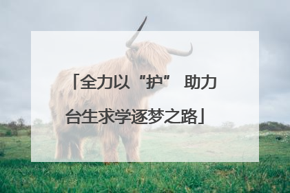 全力以“护” 助力台生求学逐梦之路