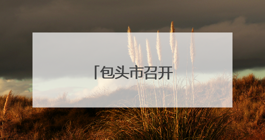 包头市召开干部大会