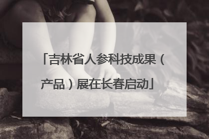 吉林省人参科技成果（产品）展在长春启动