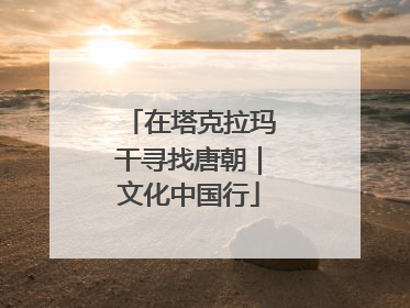 在塔克拉玛干寻找唐朝｜文化中国行
