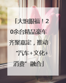 大饱眼福！20余台精品豪车齐聚嘉定，推动“汽车+文化+消费”融合