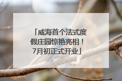 威海首个法式度假庄园惊艳亮相！7月初正式开业