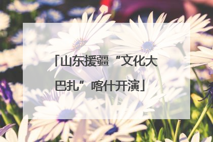 山东援疆“文化大巴扎”喀什开演