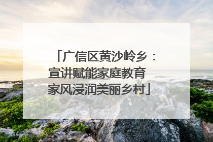 广信区黄沙岭乡：宣讲赋能家庭教育 家风浸润美丽乡村