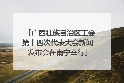广西壮族自治区工会第十四次代表大会新闻发布会在南宁举行
