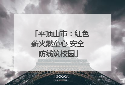 平顶山市：红色薪火燃童心 安全防线筑校园