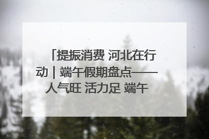 提振消费 河北在行动｜端午假期盘点——人气旺 活力足 端午经济“热浪”迭起