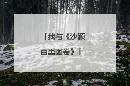 我与《沙颍百里图卷》