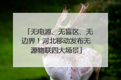 无电源、无盲区、无边界！河北移动发布无源物联四大场景