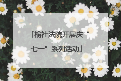 榆社法院开展庆“七一”系列活动