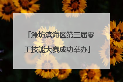 潍坊滨海区第三届零工技能大赛成功举办