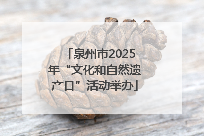 泉州市2025年“文化和自然遗产日”活动举办