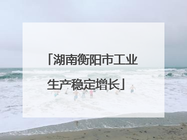 湖南衡阳市工业生产稳定增长