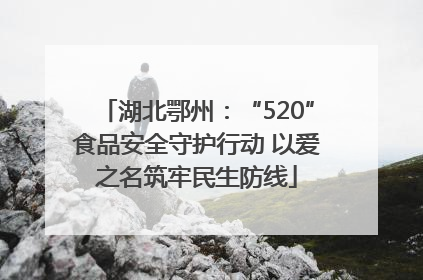 湖北鄂州：“520”食品安全守护行动 以爱之名筑牢民生防线