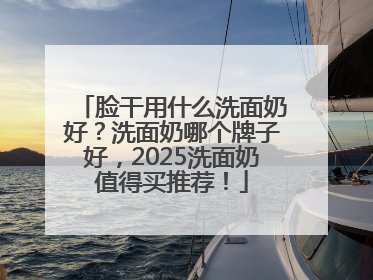 脸干用什么洗面奶好？洗面奶哪个牌子好，2025洗面奶值得买推荐！