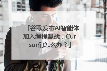 谷歌发布AI智能体加入编程混战，Cursor们怎么办？
