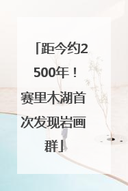 距今约2500年！赛里木湖首次发现岩画群