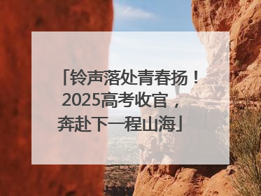 铃声落处青春扬！2025高考收官，奔赴下一程山海