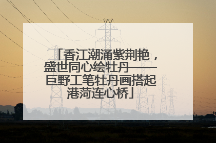 香江潮涌紫荆艳，盛世同心绘牡丹——巨野工笔牡丹画搭起港菏连心桥
