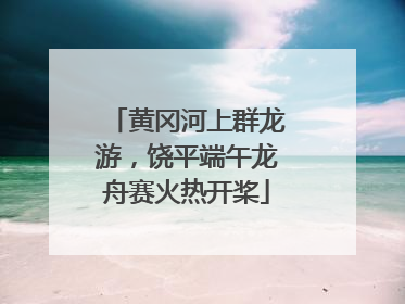 黄冈河上群龙游，饶平端午龙舟赛火热开桨