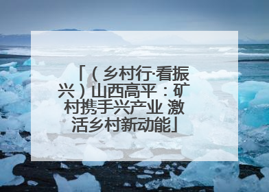 （乡村行·看振兴）山西高平：矿村携手兴产业 激活乡村新动能